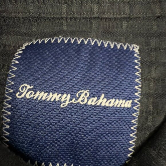 Tommy Bahama Black Silk Blend Button-Up Shirt - Size XL - Picture 5 of 10